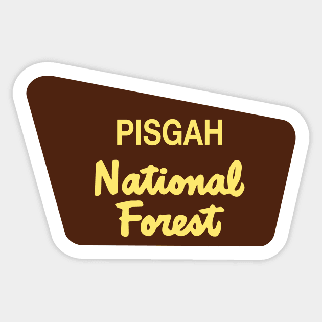 Pisgah National Forest Sticker by nylebuss